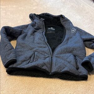 Hollister Gray Hooded Jacket